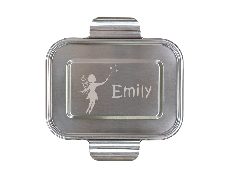 Premium Edelstahl-Lunchbox – mittel 800 ml - personalisierbar