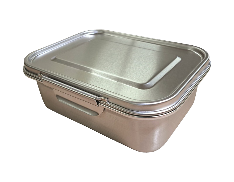 Premium Edelstahl-Lunchbox – groß 1200 ml - personalisierbar