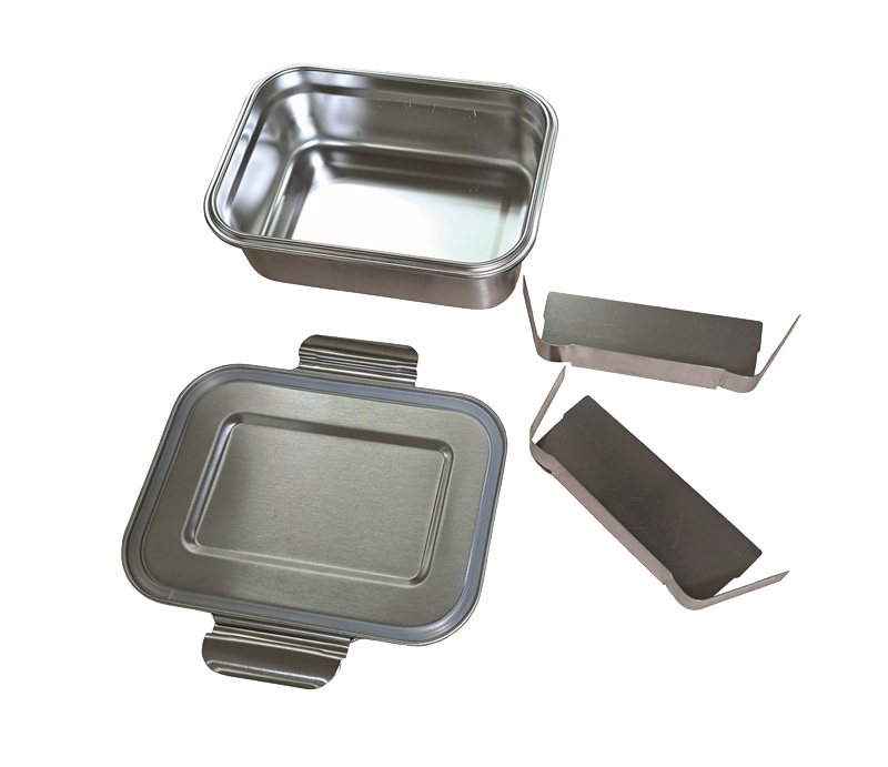 Premium Edelstahl-Lunchbox – groß 1200 ml - personalisierbar