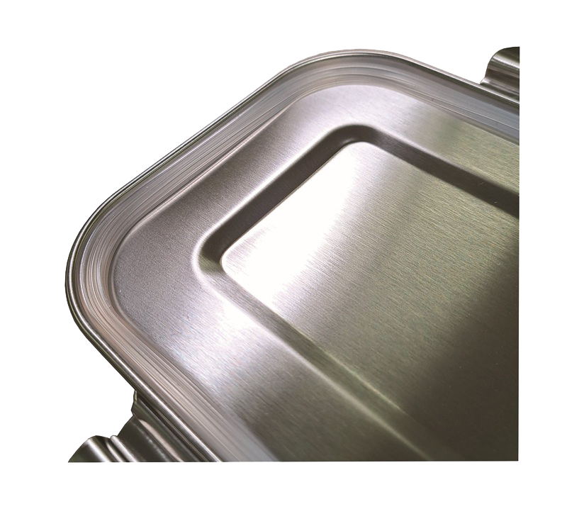 Premium Edelstahl-Lunchbox – groß 1200 ml - personalisierbar