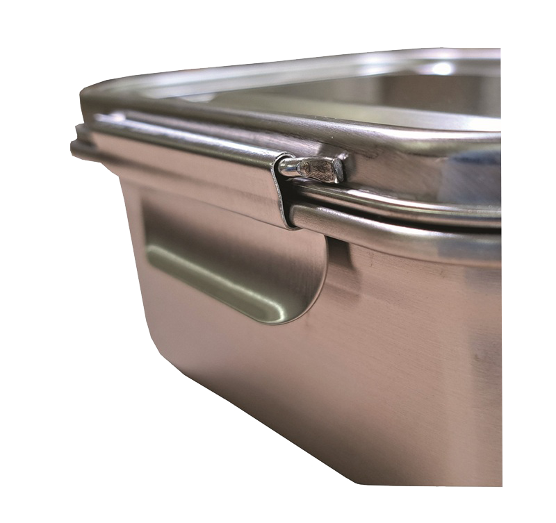 Premium Edelstahl-Lunchbox – groß 1200 ml - personalisierbar