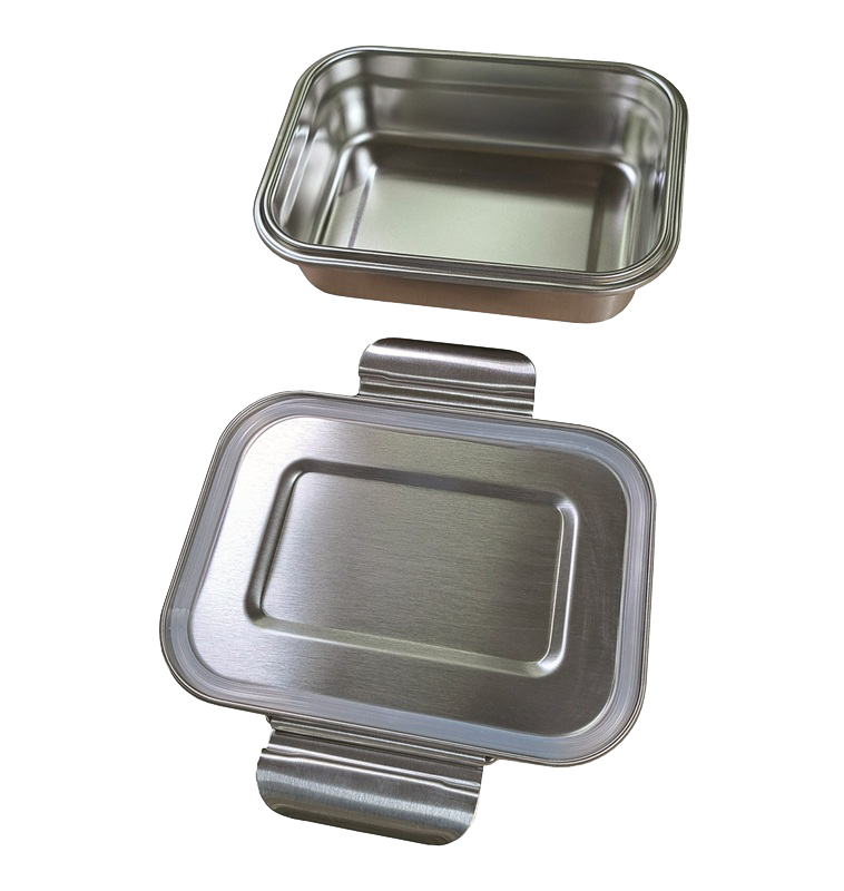 Premium Edelstahl-Lunchbox – mini 600 ml - personalisierbar
