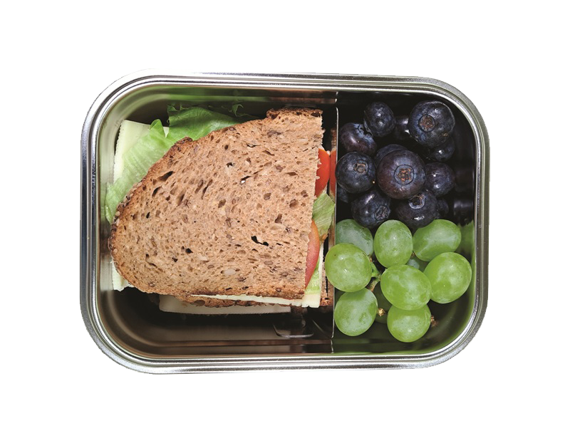 Premium Edelstahl-Lunchbox – mittel 800 ml - personalisierbar