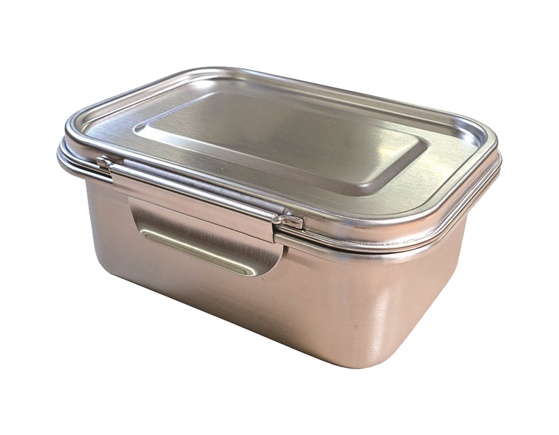 Premium Edelstahl-Lunchbox – mittel 800 ml - personalisierbar