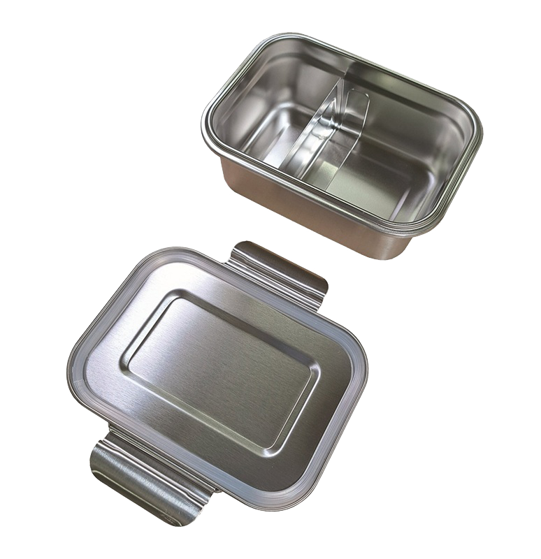 Premium Edelstahl-Lunchbox – mittel 800 ml - personalisierbar